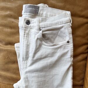 Everlane Cream Denim Jeans (The Cheeky Jean)